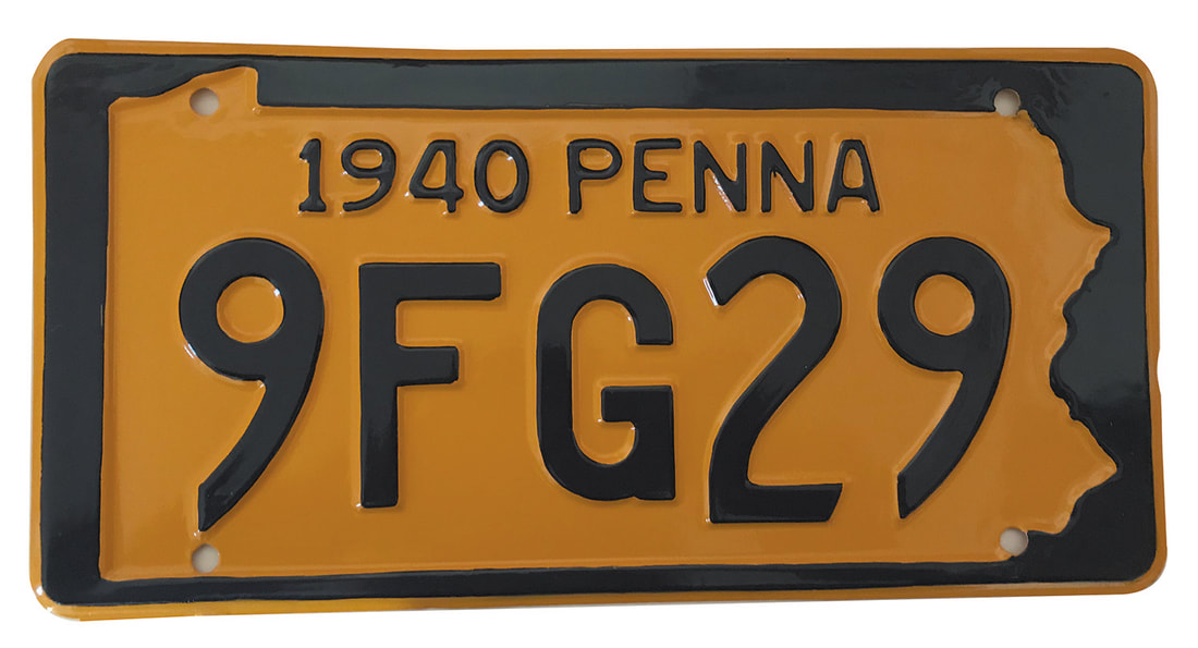 Restored Pennsylvania Plate