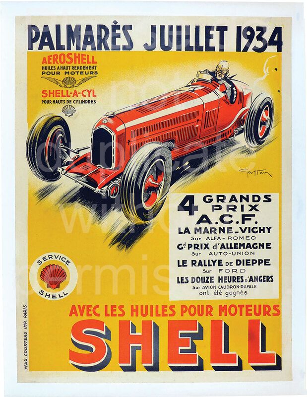 Vintage Auto Racing Posters Retro Racing Poster Antique Auto Sport Print  Set of 6 Pictures 