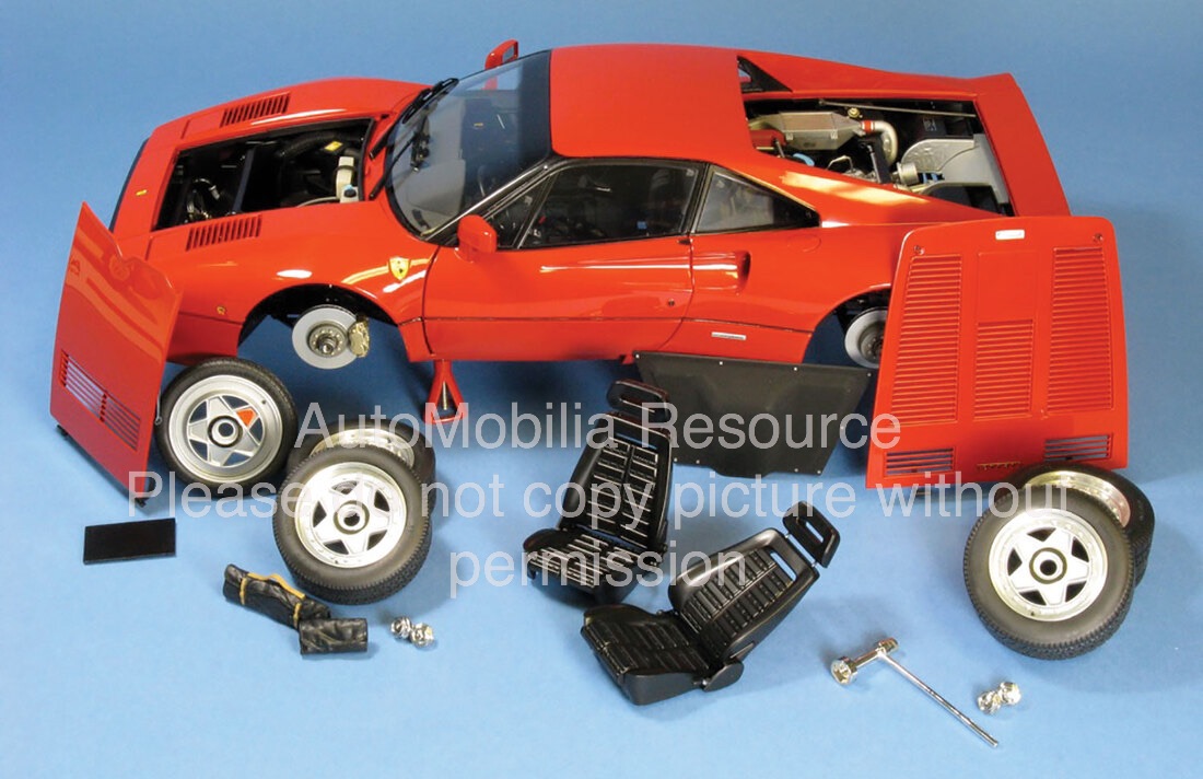Ferrari-288-GTO-Model-Car-In-Pieces