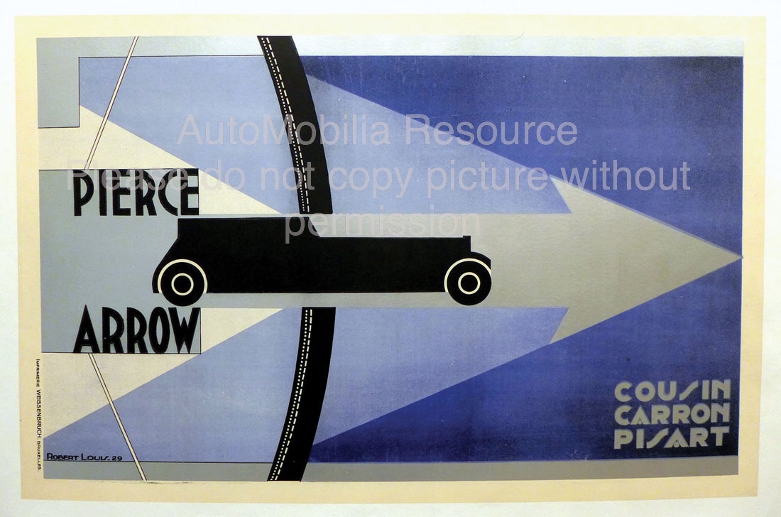 Pierce Arrow Vintage Auto Poster