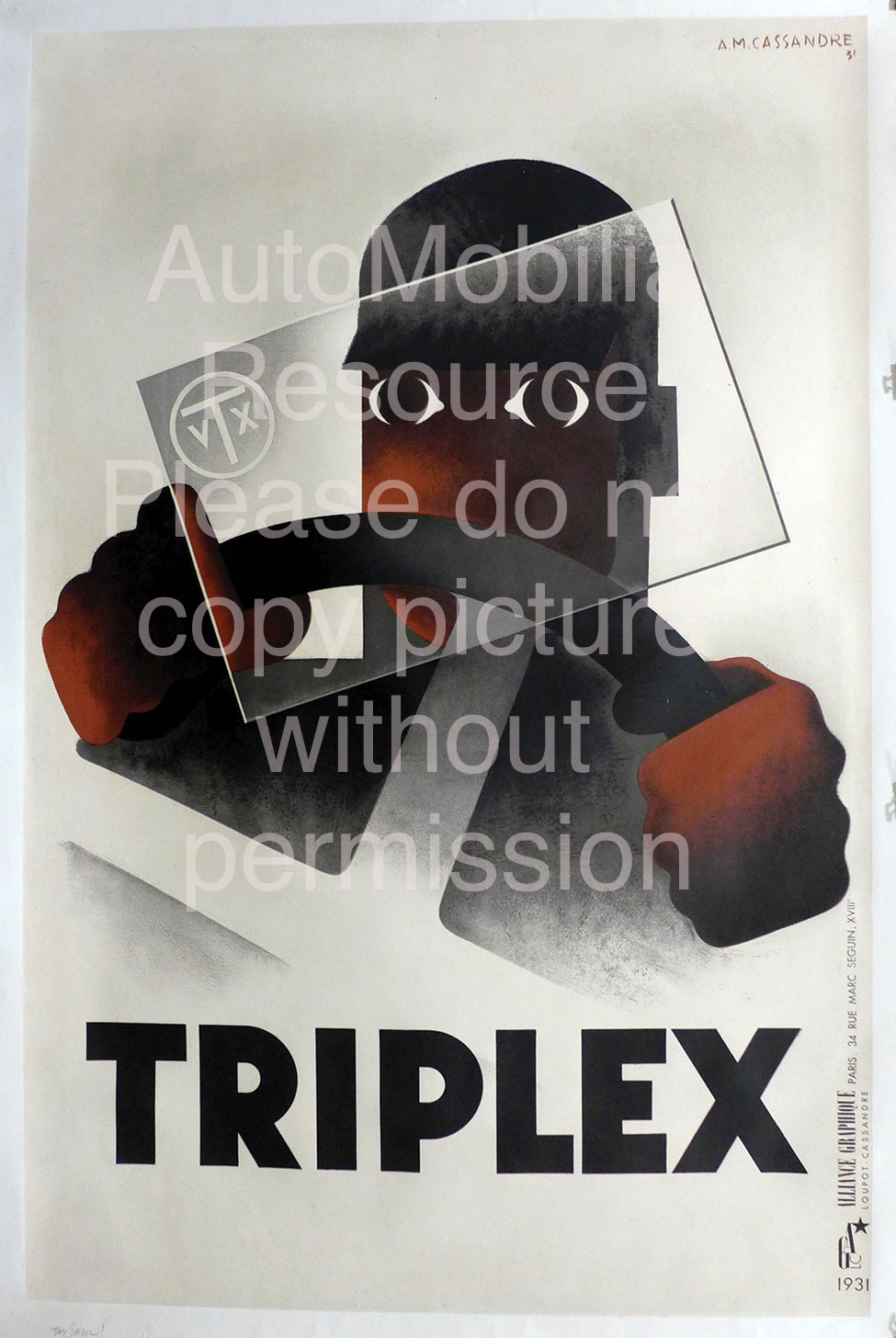 Triplex Vintage Poster